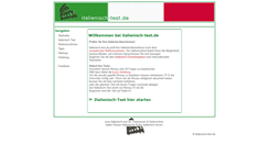 Desktop Screenshot of italienisch-test.de